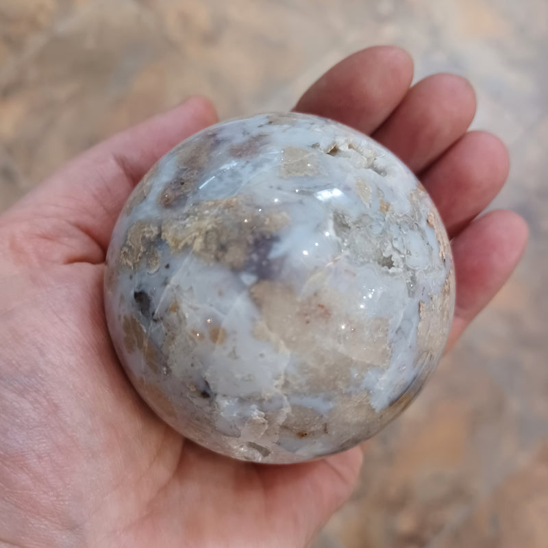 Blue Lace Agate Sphere