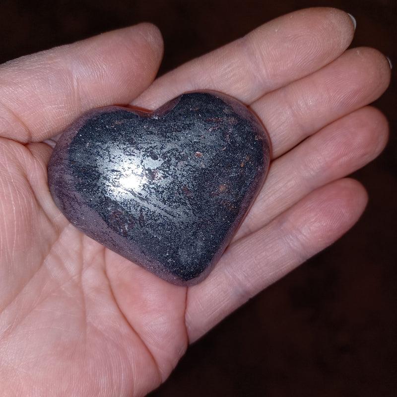 Hematite Heart