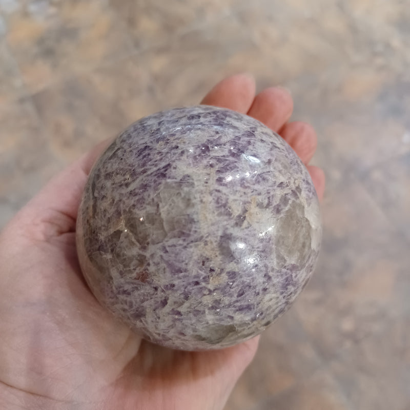 Lepidolite Sphere