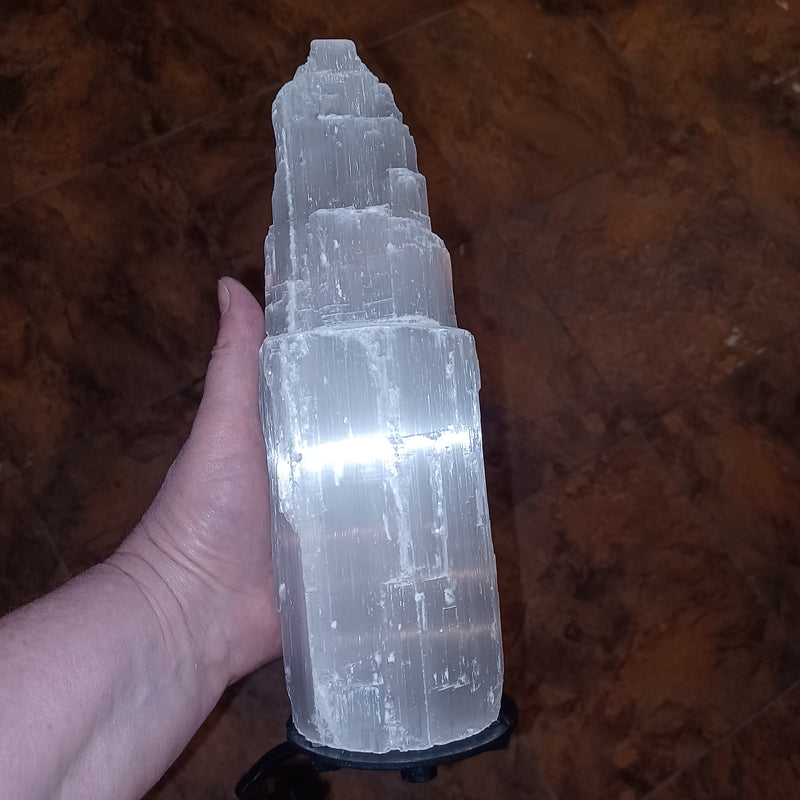 Selenite Lamp