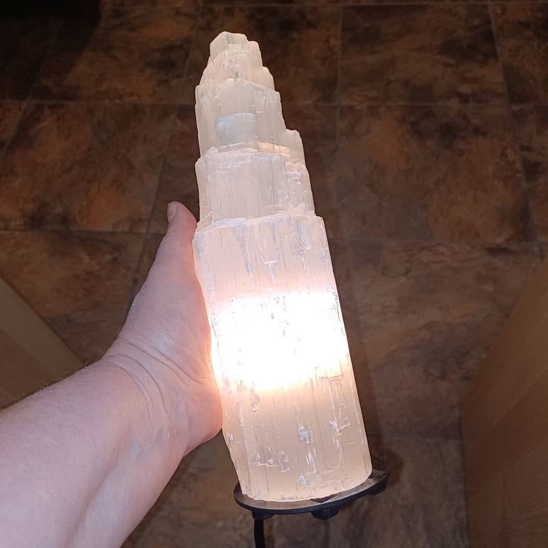 Selenite Lamp