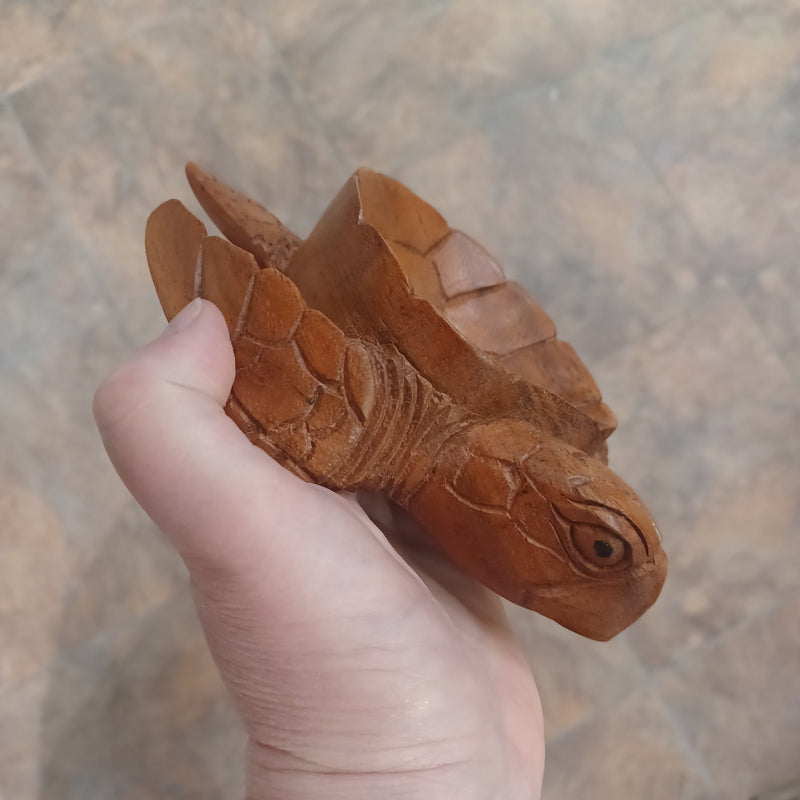 Wooden Turtle Bowl