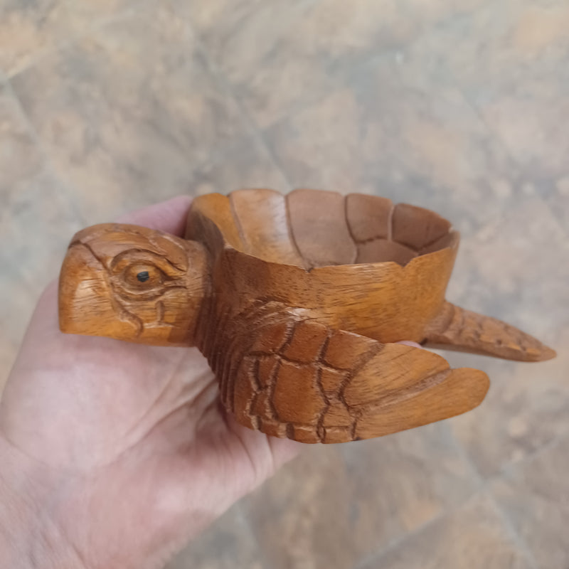 Wooden Turtle Bowl