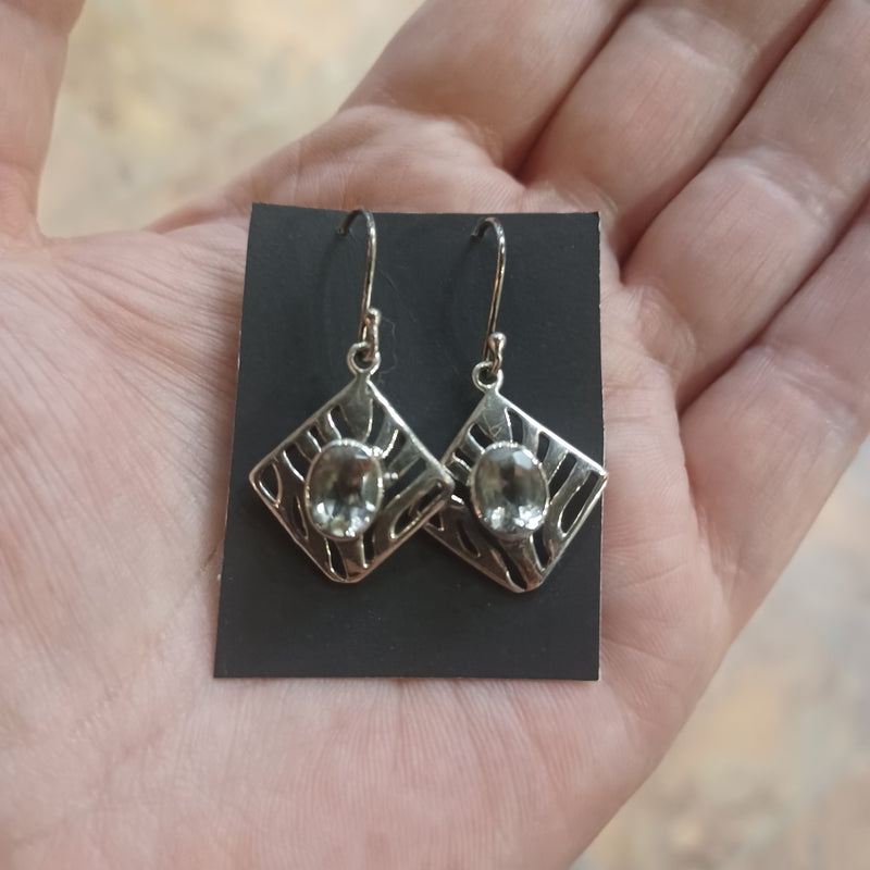 Crystal Quartz Earrings