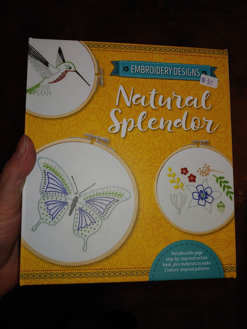 Natural Splendor Embroidery Designs Kit