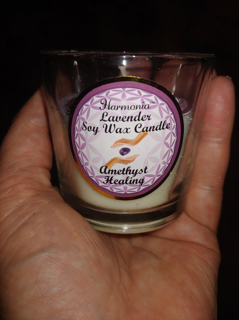 Healing Amethyst Soy Wax Candle