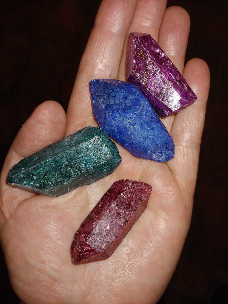 Colored Crystal Points