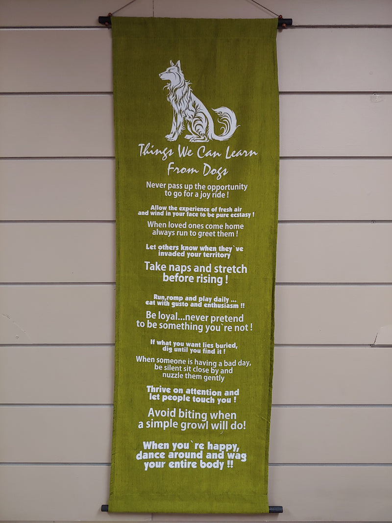 Things We Can Learn From Dogs Banner