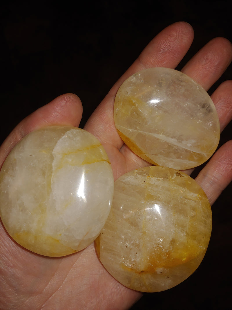 Golden Healer Palm Stone