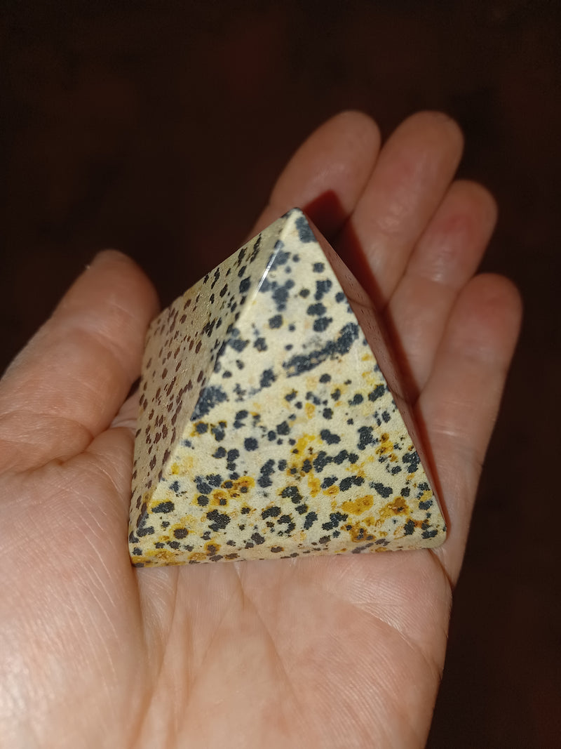 Dalmation Jasper Pyramid