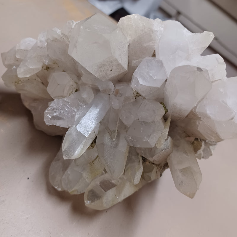 Crystal Quartz and Epidote