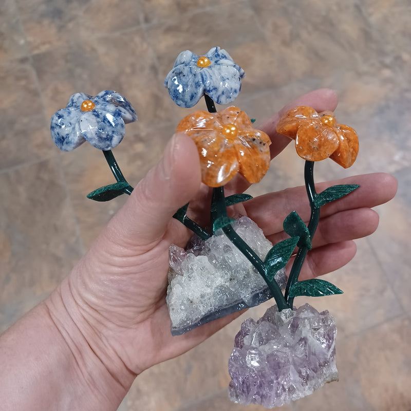 Gemstone Flowers