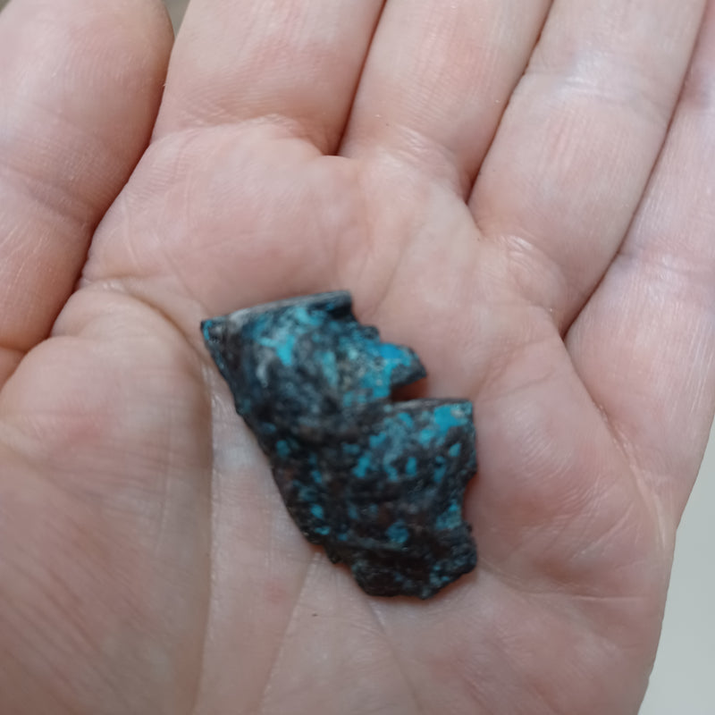 Chrysocolla in Hematite