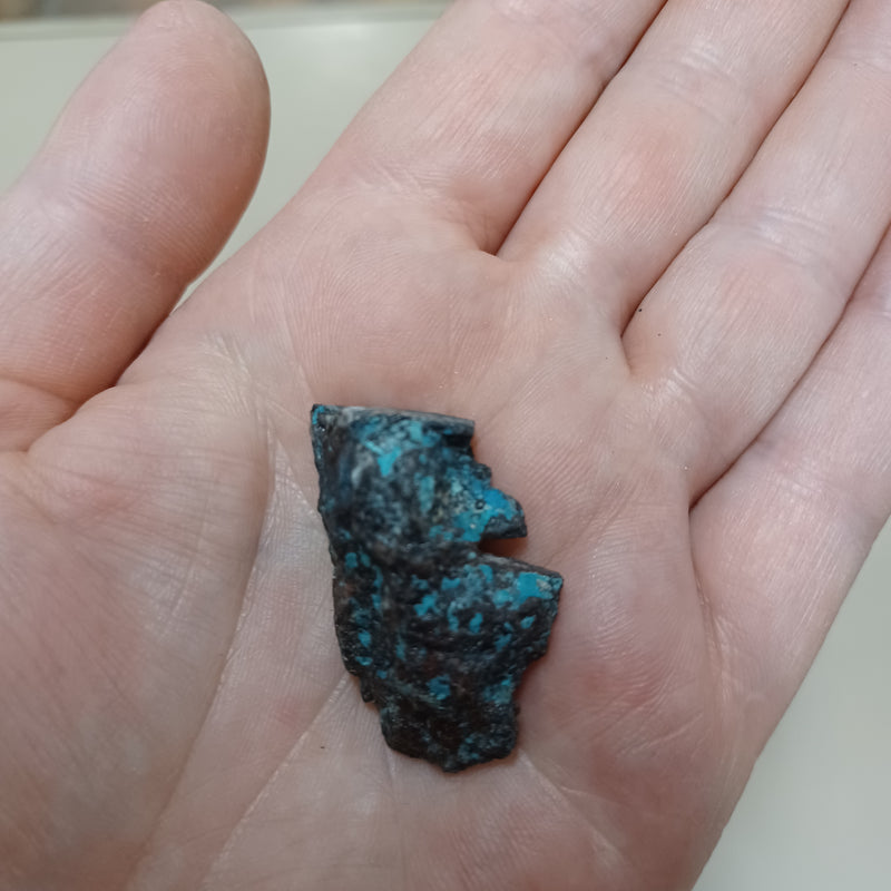 Chrysocolla in Hematite