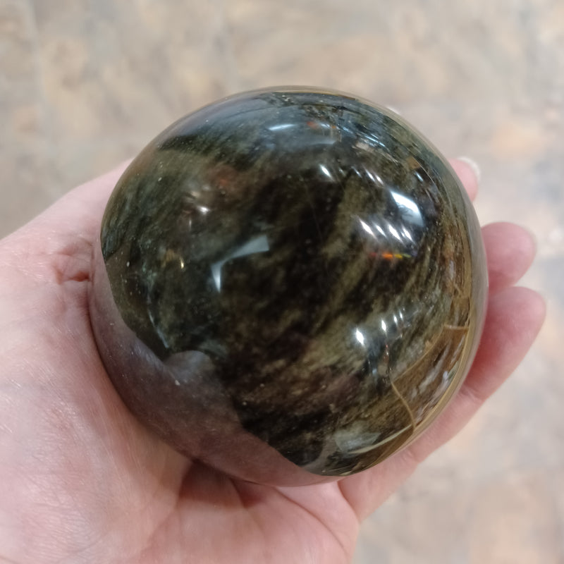 Gold Sheen Obsidian Sphere